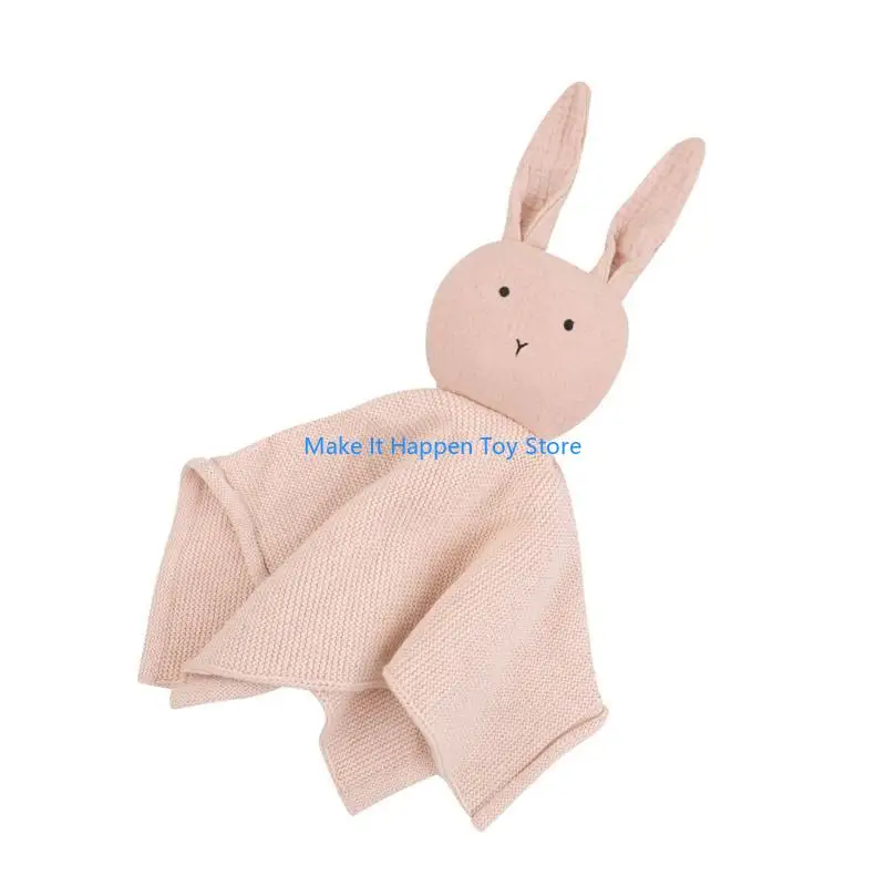 

28EC Cotton Comforter Blanket Sleeping Doll Kid Rabbit Snuggle Toy Appease Towel