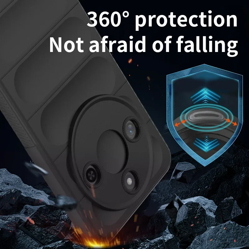 Soft Skin Feeling Flexible Silicone Case for Honor Magic 7 6 8 Lite 5G X9D X9c X9b Protective Cover Shockproof Fundas Coque