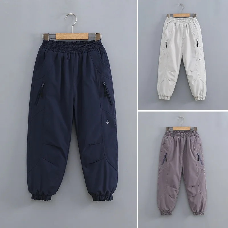 2025 جديد الطفل بناطيل تزلج الأولاد الخريف الشتاء الصوف الدافئة كبار السن الاطفال السراويل الرياضية في الهواء الطلق مقاوم للماء يندبروف Coldproof الموضة #1