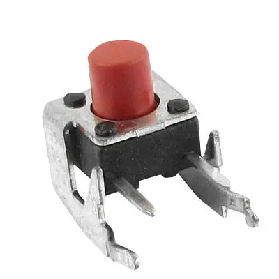 

10pcs Red Push Button 6x6mm Square Right Angle Tactile Switch