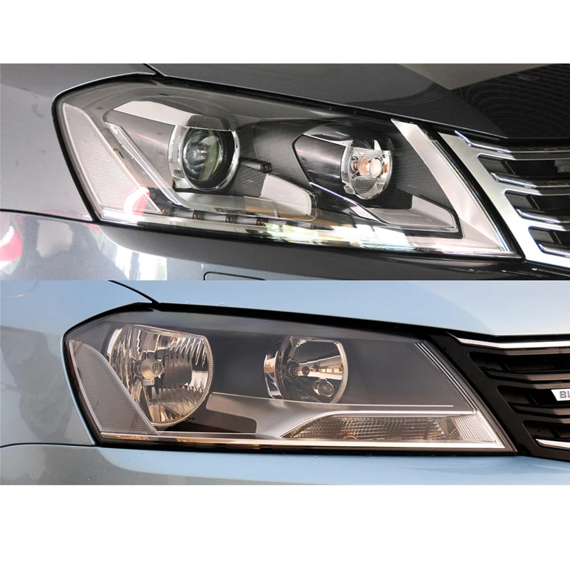 Car Front Headlight Glass Cover For Volkswagen Magotan B7 2012 2013 2014 2015 Plexiglass Lens Replace Lampshade Car Accessories