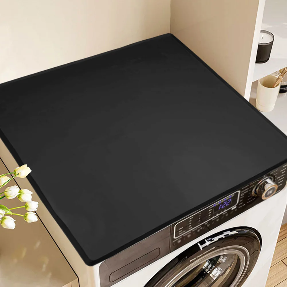 Solid Washing Machine Dust Cover Refrigerator Cabinet Top Protector Silicone Mat Waterproof Anti Slip Pad Dinning Table Placemat