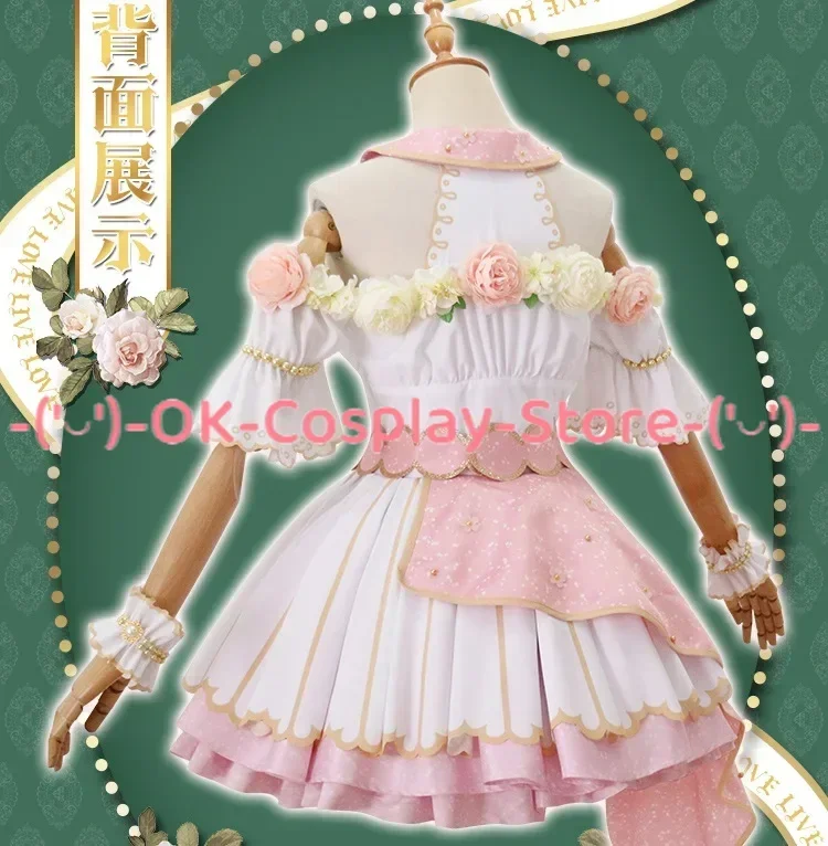 Jogo lovelive flor festival kousaka honoka cosplay traje feminino bonito vestido lindo terno halloween carnaval unforms feito sob encomenda