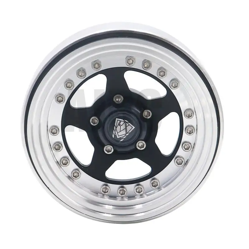 Ajrc Model Car Metal Alloy 1.9 Inch Beadlock Wheel Rims Hubs For Trax Trx4 Axial Scx10 Cc01 D90 1/10 Rc Crawler Car Truck Parts