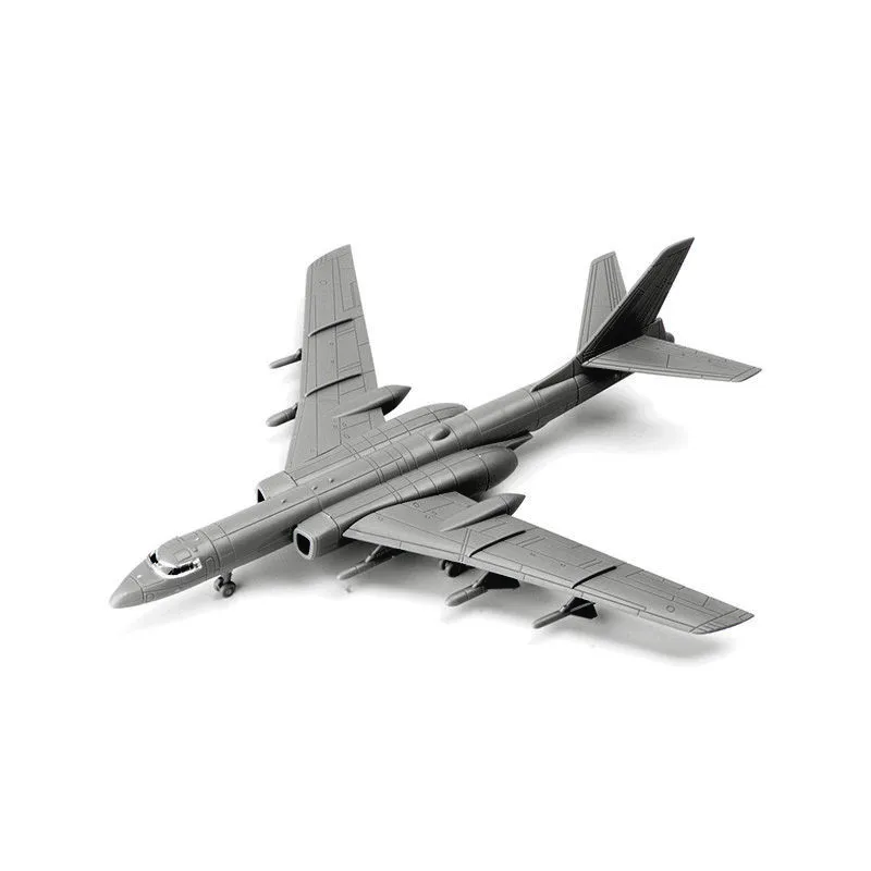 4D 1/144 China H-6K Bomber Assembly Model Simulated Military Aircraft Puzzle Toy Ornament