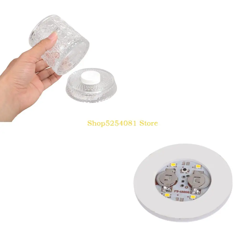 AXYC Texture Clear Rotating Whiskeys Cup with Lighted Coasters for Entertainment and Stress Relief Crystal Glasswares Gift