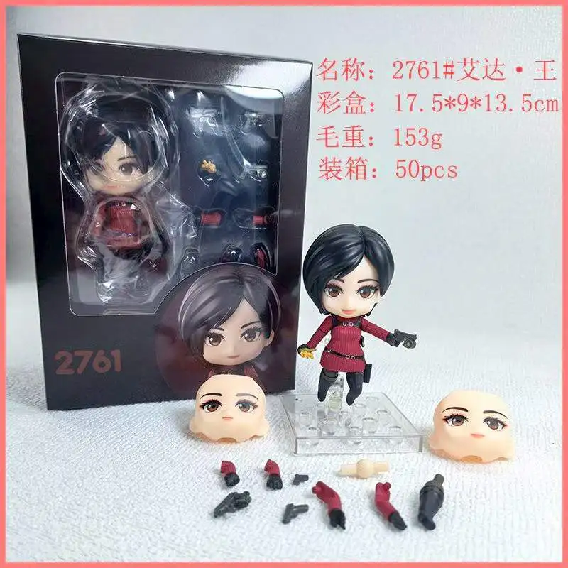 NEW 10CM Evil 4 Ada Wong Nendoroid Action Figure Q Version Collectible Model ToyS Gift view 5