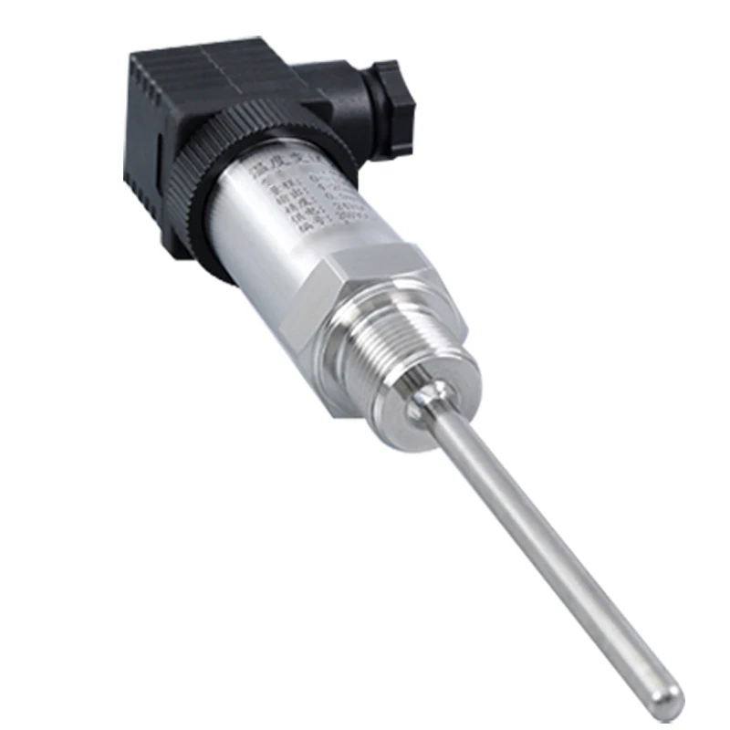 

Pt100 Intergrated Temperature Sensor Transmitter Probe 4-20mA Stainless Steel For Water Oil Temperature Control