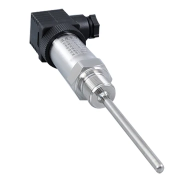 Pt100 integrated temperature sensor transmitter probe 4-20mA stainless steel for water oil temperature control
