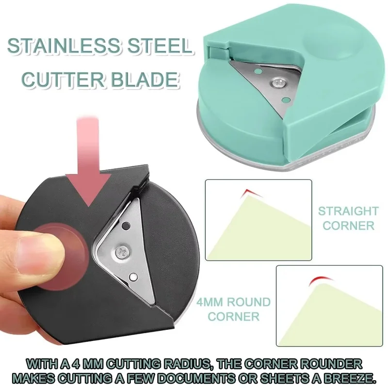 Corner Rounder Punch Paper Portable Trimmer Cutter For Cutting DIY Card Photo Hole Angle Scrapbook Craft Tool Office Stationery