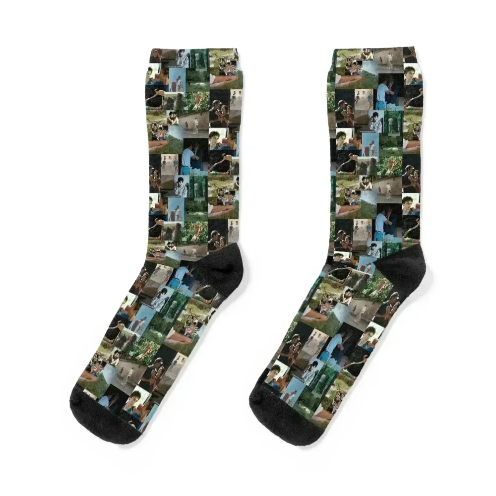

call me by your name elio and oliver Socks Soccer short halloween moving stockings Socks Men Women's