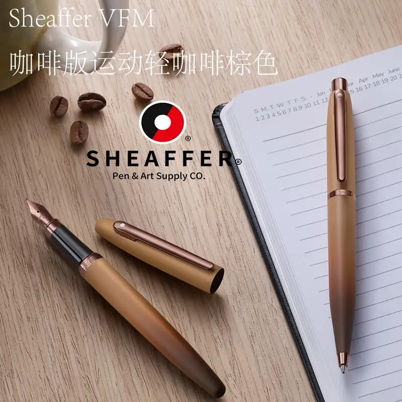 Caneta esferográfica de metal SHEAFFER limitada café mudança gradual cor ferramenta de escrita de escritório de negócios caneta tinteiro