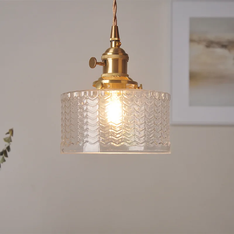 

Minimalist Glass LED Pendant Light Bedside Lamp Home Indoor Decor Hanging Lighting Fixtures Dining Room Restaurant Suspension