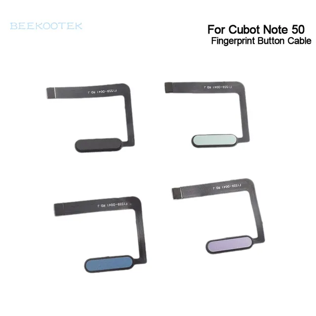 Nowy oryginalny Cubot Note 50 odcisków palców czujnik przycisku kabel Flex FPC akcesoria do naprawy dla Cubot Note 50 Smart Phone