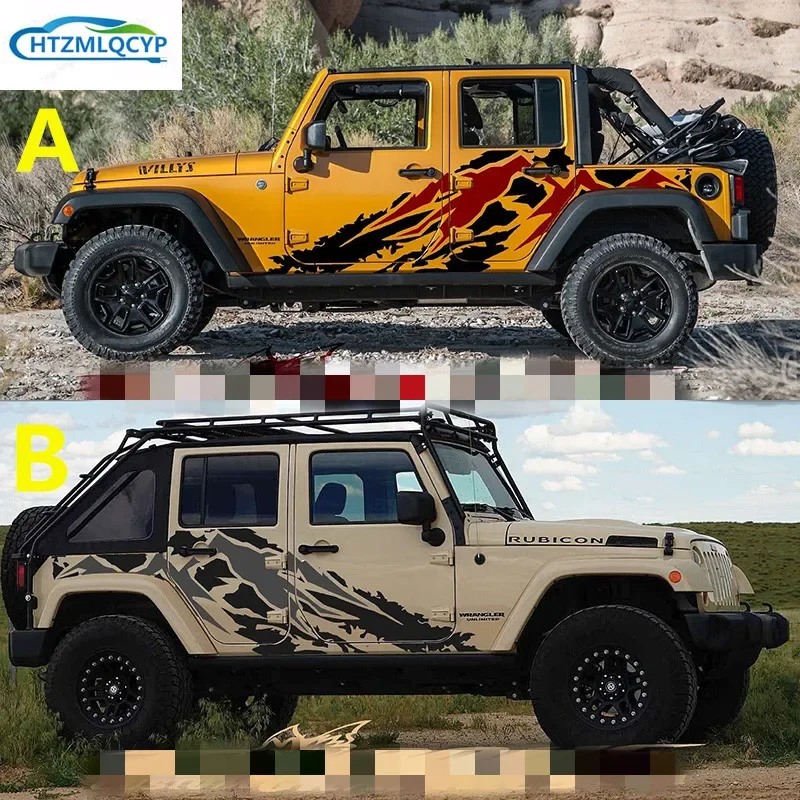 

Car Styling Customized modification Sport Sticker Auto Body Decor Vinyl Decals Accessorie FOR Jeep Wrangler