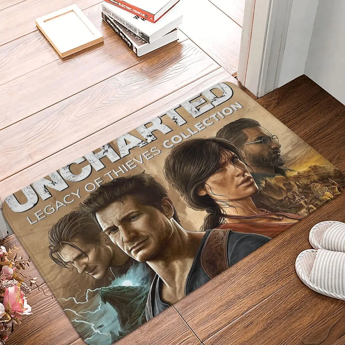 UNCHARTED Legacy of Anti-Slip Doormat Kitchen Mat Uncharted Balcony Carpet Welcome Rug Home Decorative