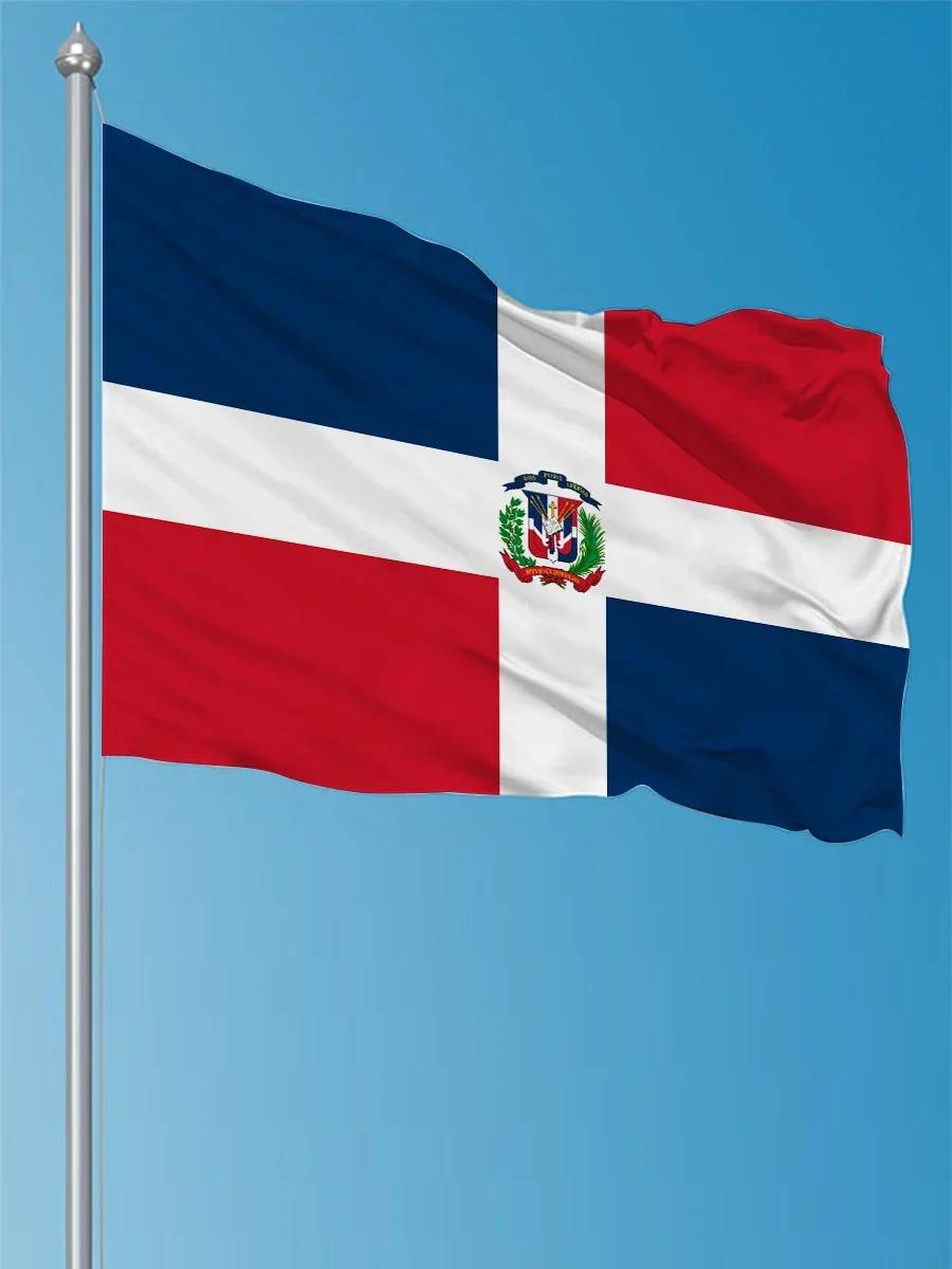 

JimonFlag Polyester Dominican Republic national Banner Outdoor Indoor 150x90cm Big Flag