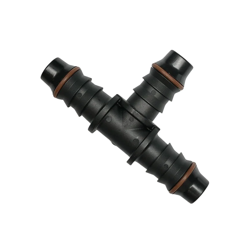 ID10 universal plastic Tee connector general auto Fuel line quick connector T fittings 2pcs