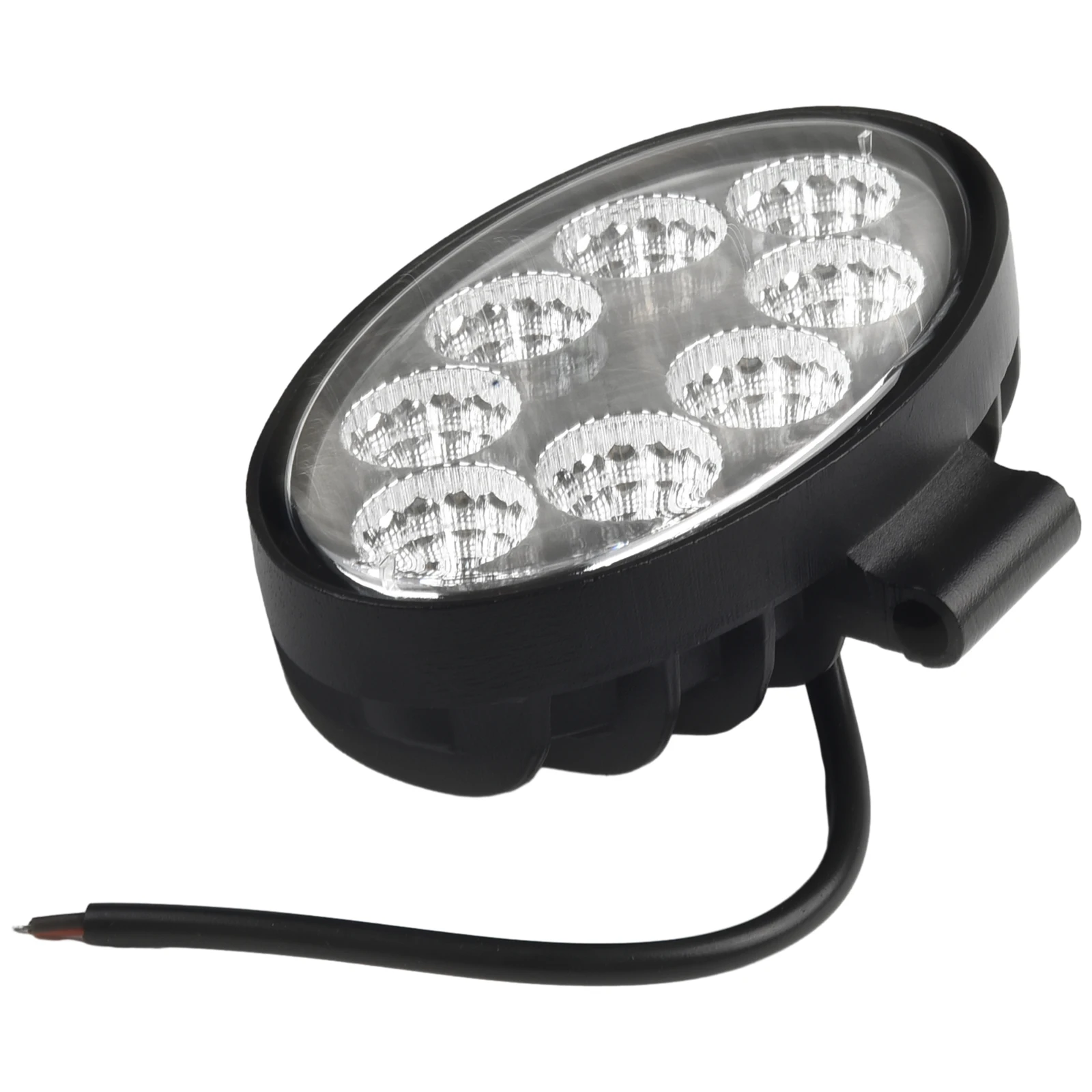 1pc 24W Oval LED Work Lamp Fog Light For Cars/SUV/trucks/vans/off-road Vehicle/tractors White 6000k  DC 9-32V Flood Beam