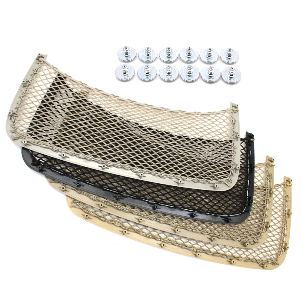 Car Front Seat Back Storage Pocket Net Cover Rear String Bag Mesh Holder For Mercedes Benz ML GL GLS GLE R Class W164 W166 W251