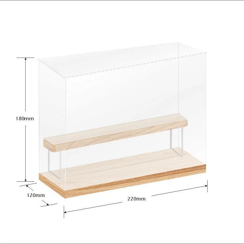 Storage Box Display Stand Figure Toy Display Case Dustproof Acrylic Transparent Figure Display Box Stationery Holder