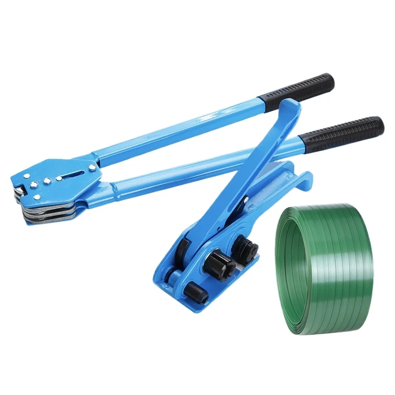 

PET plastic steel baler, manual plastic steel belt strapping machine 1608 plastic steel packing belt semi-automatic