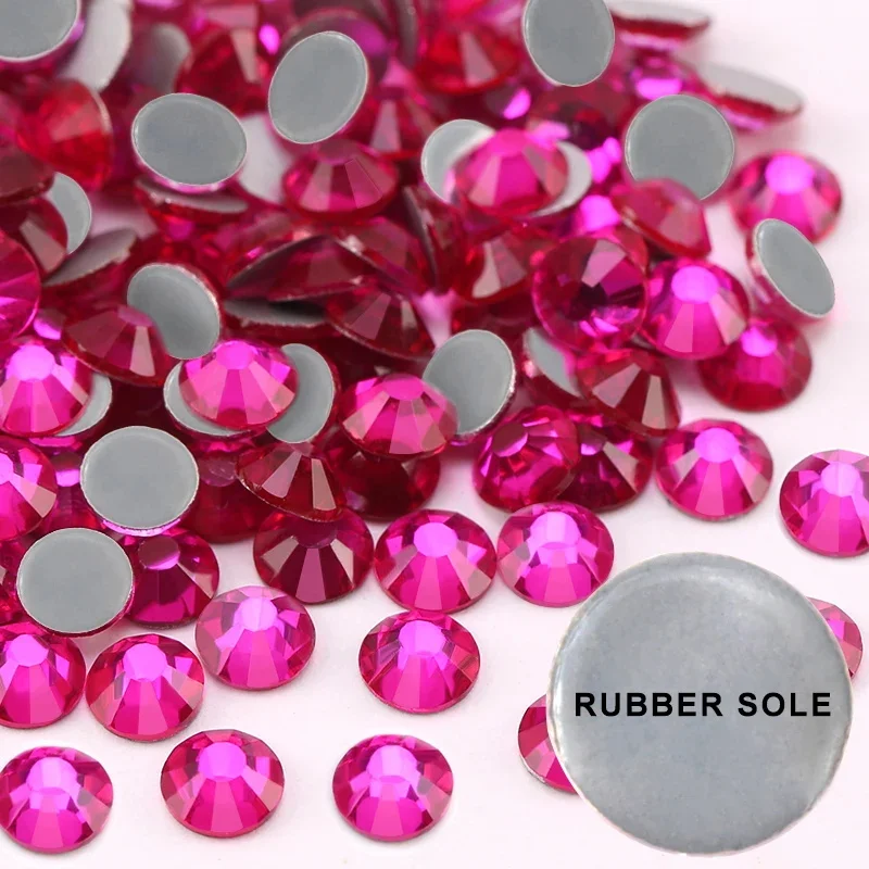 SS6-SS30 Multi-color Crystal AB Hot Fix Strass Kristal Super Glitter Strass Strass Strass Steentjes voor Nagelkunst Textiel Kleding