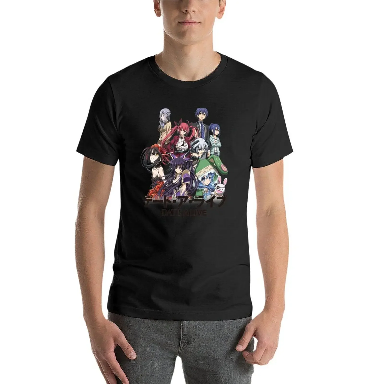 Date A Live T-Shirt graphic t shirt vintage vintage anime shirt tees summer tops mens funny t shirts image 4