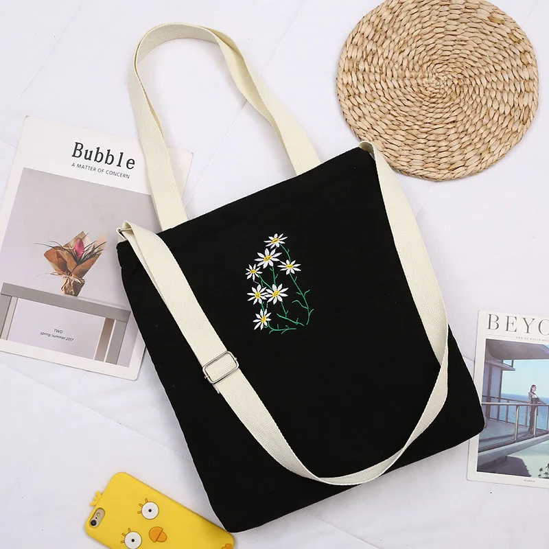 Large Women Shoulder Shopper Bag Ladies Canvas Tote Shopping Bags Corduroy Female Handbag Crossbody Book Bags for Girl Student