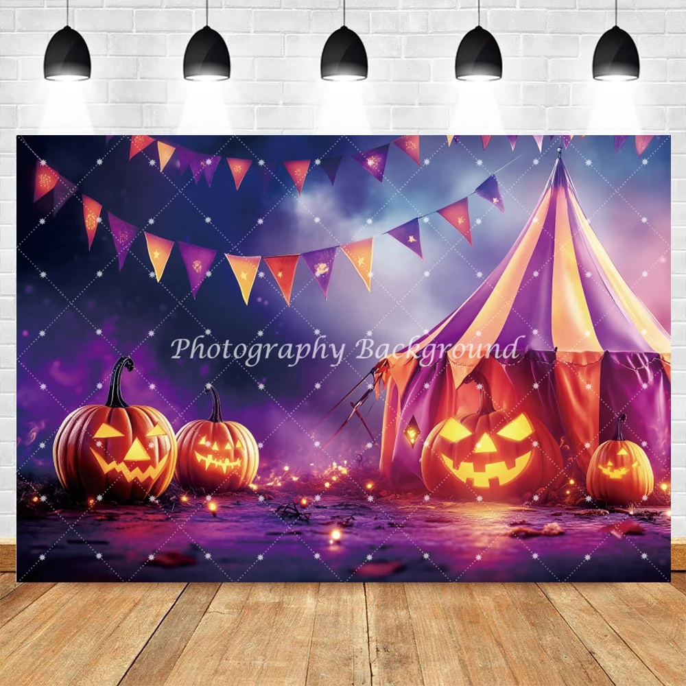 خلفيات خيمة السيرك للهالوين، ليلة الشفق المسحور، فانوس اليقطين، مهرجان باطني، صورة الديكور، خلفيات الصورة #3