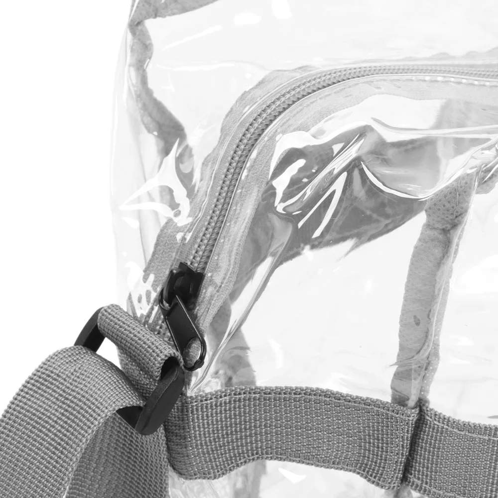 

Durable PVC Transparent Handbag Waterproof With Adjustable Strap Clear Tote Bag Large Capacity Clear Lunch Bags Outdoor