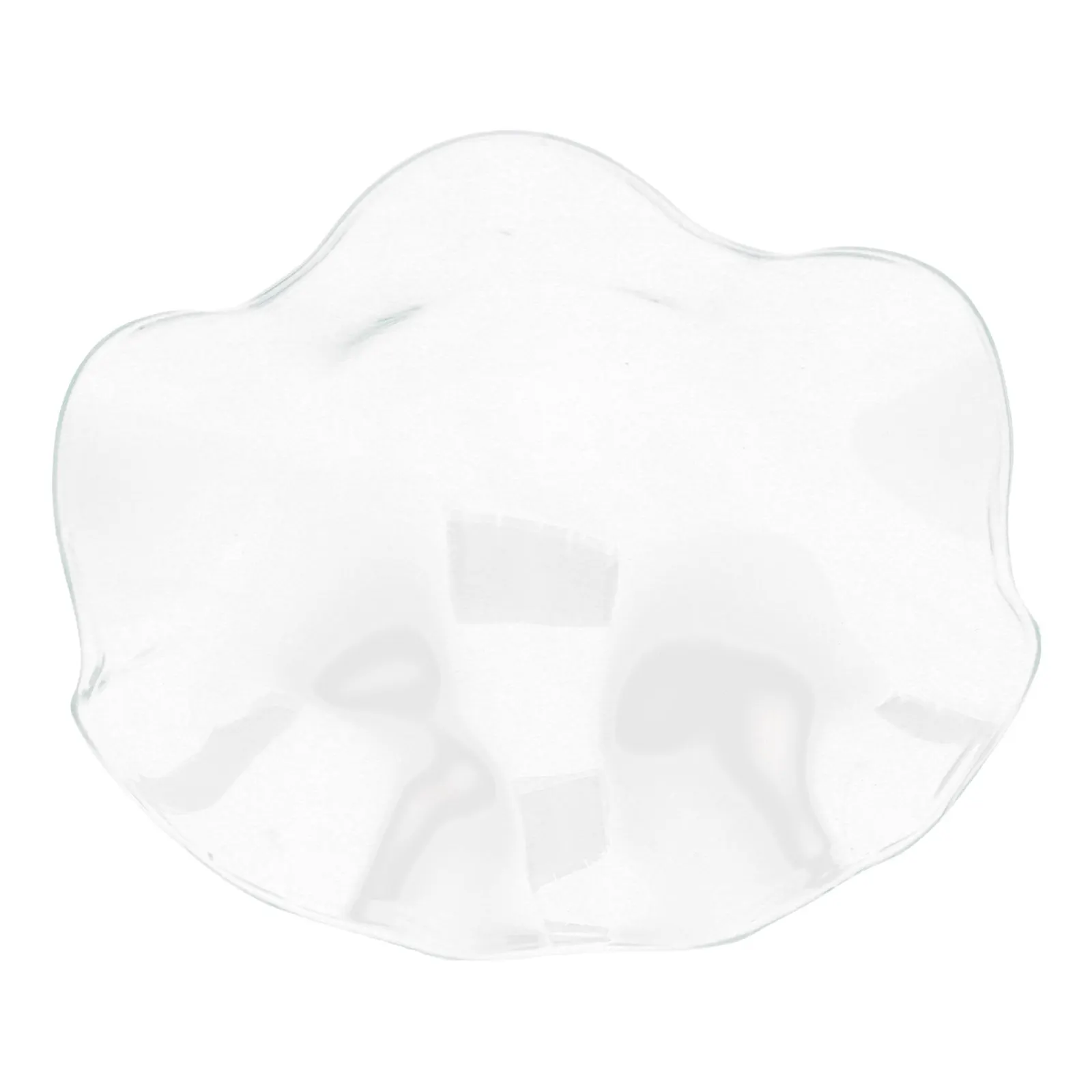 Small Replacement Transparent Glass Wavy Dish 115Mm Essential Oil Melting Wax Warmer Tray Aromatherapy Wax Warmer Tray