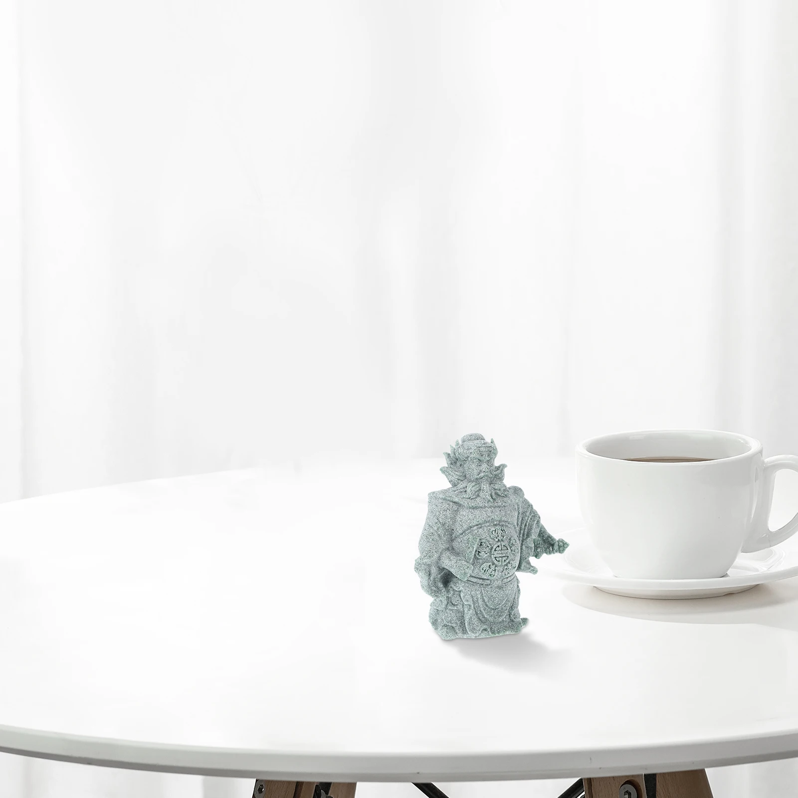 

1pc Sandstone Statue Small Lightweight Desktop Decor For Home Garden Tabletop Vintage Craft Sculpture Indoor Ornament