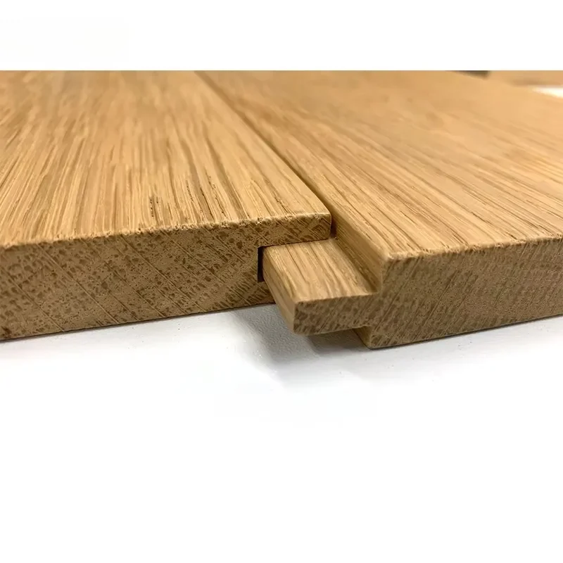 Custom Item, Contact Us Interior Wooden Floor Board White Oak Wood Planks Solid Wood Boards with Groove and Tongue