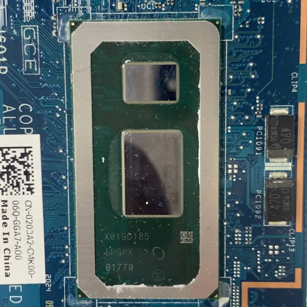 CN-0203A2 0203A2 203A2 เมนบอร์ดสําหรับDELL 7410 FDV45 LA-J601Pแล็ปท็อปเมนบอร์ดSRGKX I5-10310U CPU 100% เต็มทดสอบดี