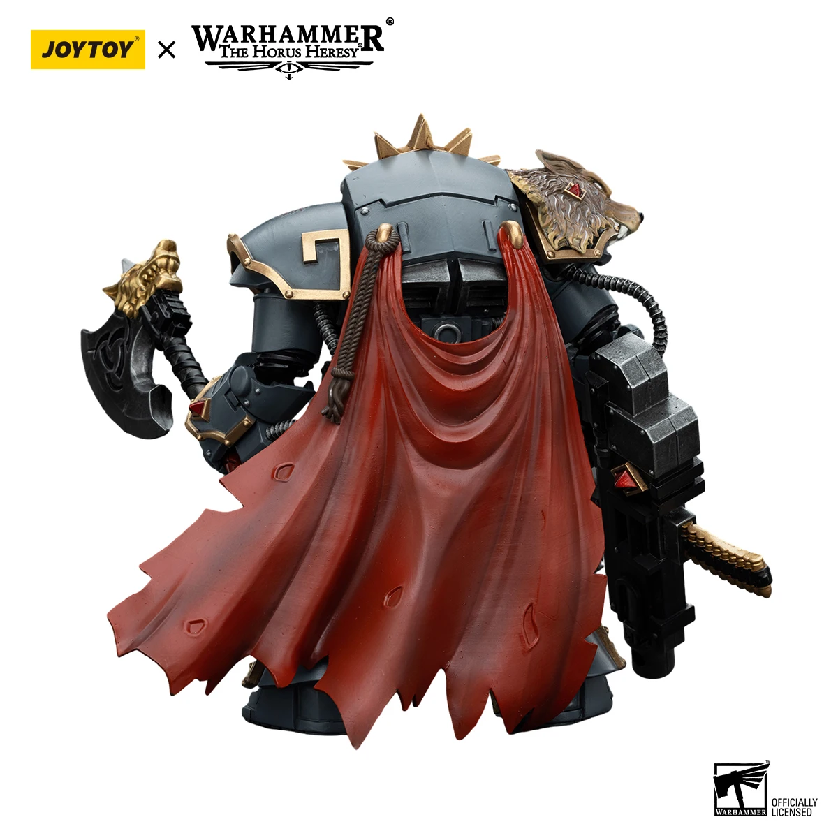 

[IN-STOCK]JOYTOY Warhammer 40,000 1/18 Action Figures Space Wolves Hvarl Red-Blade Model Boy Gift