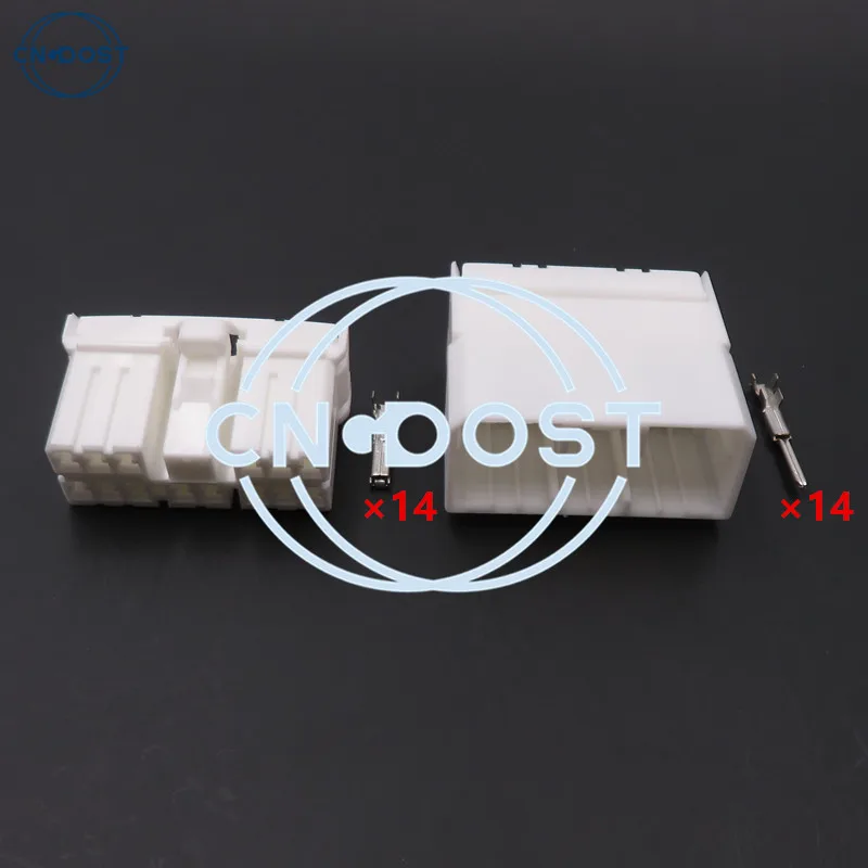 1 Set 14 Pin 173852-1 174934-1 368508-1 AC Assembly Auto Oxygen Sensor Socket Car Accessories Unsealed ConnectorTerminal Adapter