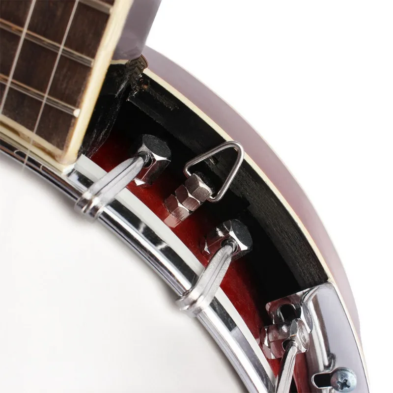 Zessnarige Banjo Log Shabili 6-snarige Turtledove Oefenen met westerse snaarinstrumenten Accessoires Band Begeleid Folk