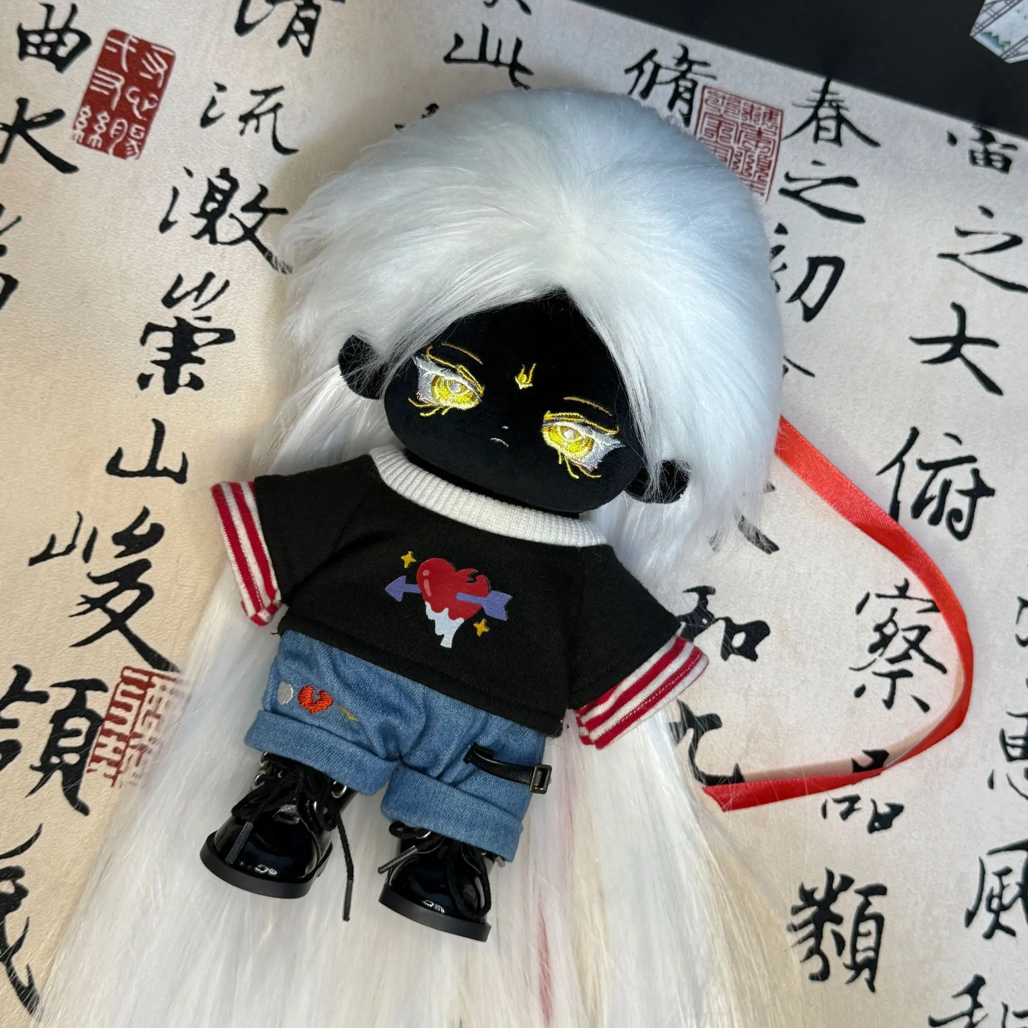 20cm cotton doll, birthday gift for girls, plush toy, cute doll doll, Single Night series doll view 3