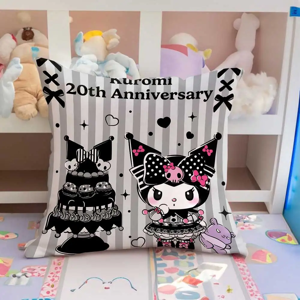 الوسائد الزخرفية للسرير Kawaii Kuromis المنزل والديكور وسادة تغطي وسائد الأريكة غطاء وسادة غرفة ديكور الحالات العناصر