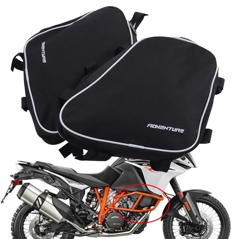 

Motorcycle Frame Crash Bar Bags Fit For 1090 1190 1290 ADV 1090Adventure R 1050 Accessories Anti-collision Bar Storage Bag