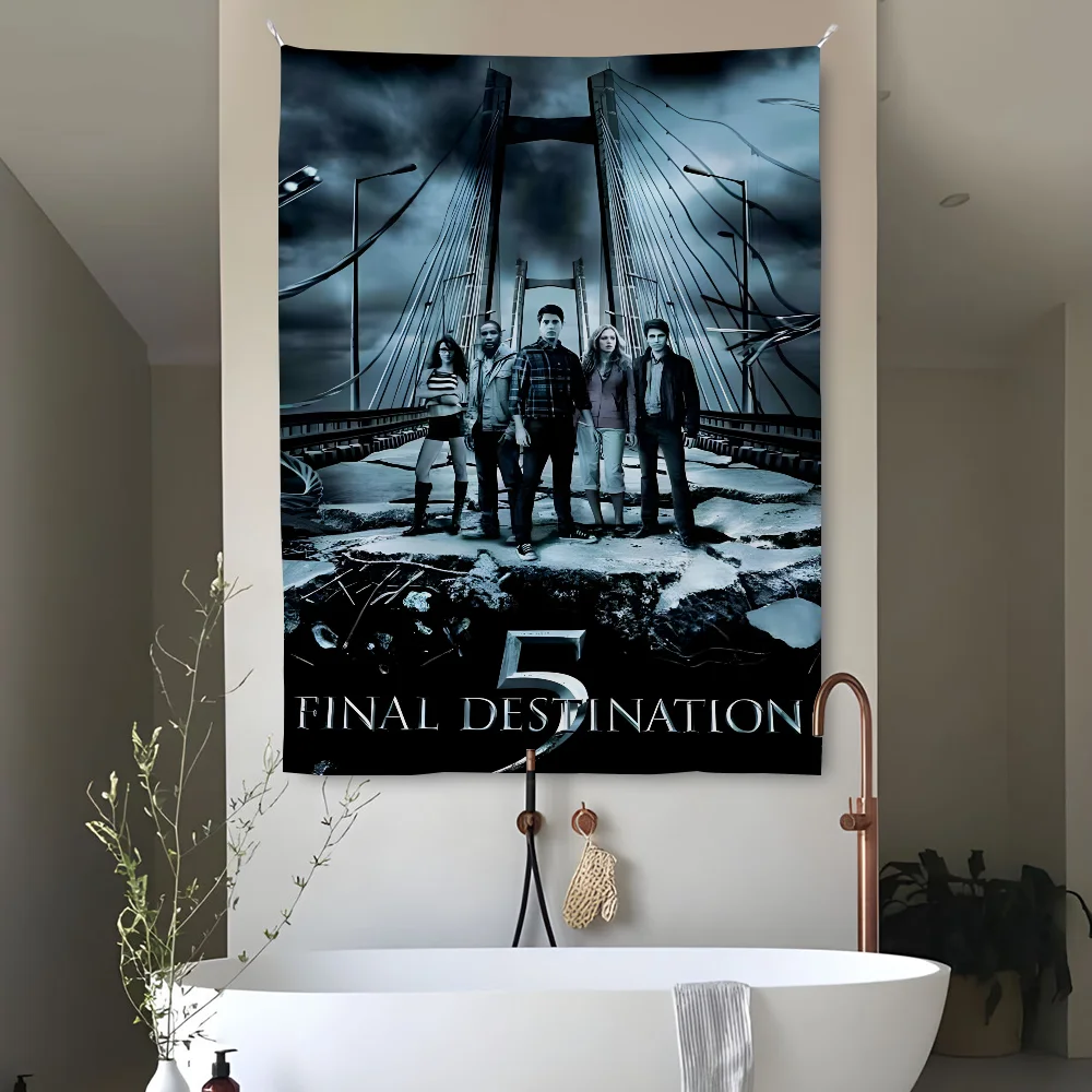 

F-Final D-DestinationS Movie Tapestry Perfect For Home&Living Bedroom Decor Wall Art Backdrop Banner