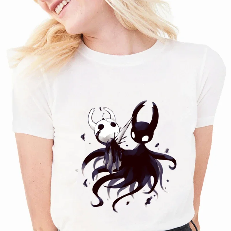 Hollow Knight T Shirt Women Female Hip Hop Female Clothes Tshirt Harajuku  Casual T-shirt