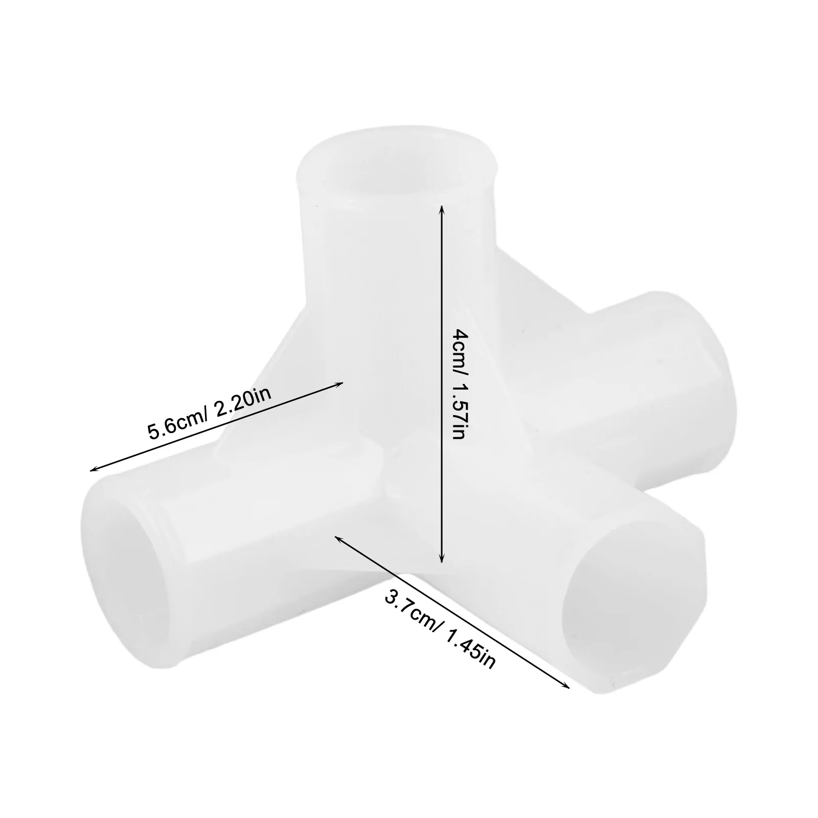 10Pcs Multi-Use Plastic Closet Rod 4-Way Coupling Thickened Corner Connector for Wardrobe Shoe Organizer Cabinet Fast Install