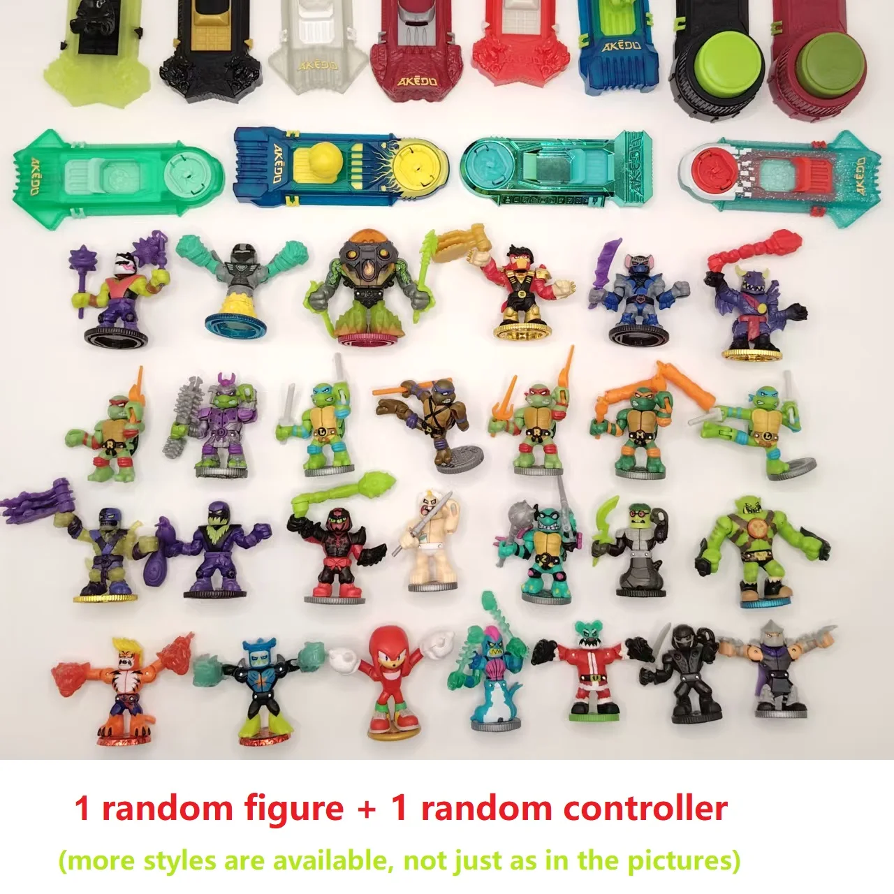 1 Set Legends of Akedo Figur mit zufälligem Kampfcontroller, Kampf-Actionfigur, Spielzeug, limitierte Sammlung, Akedo Spielzeug, Geschenk für Kinder – Detail 1