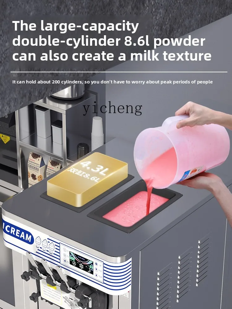 Zz macchina per il gelato commerciale piccola macchina automatica per il tè al latte macchina per il gelato stalla macchina per il gelato soft