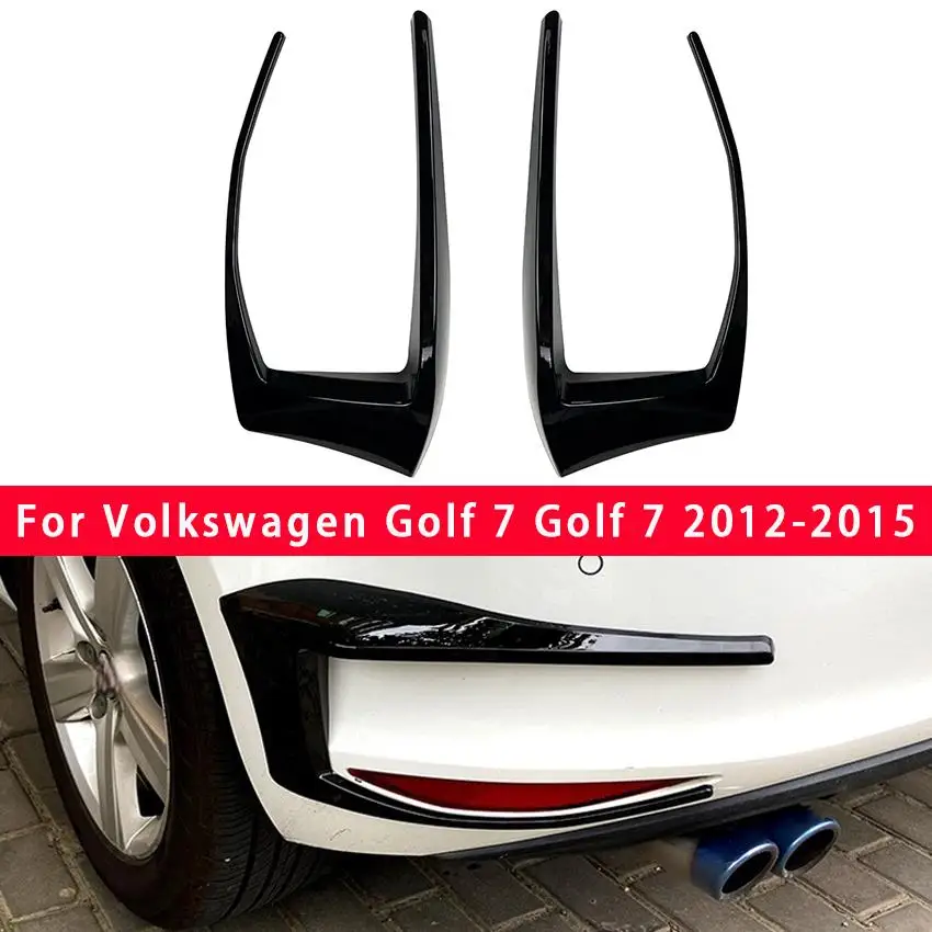 

For Volkswagen Golf 7 Golf 7 2012-2015 Car Rear Bumper Diffuser Rear Wind Knife Trim Body Kits Spoiler Lip Splitter Air Vent ﻿