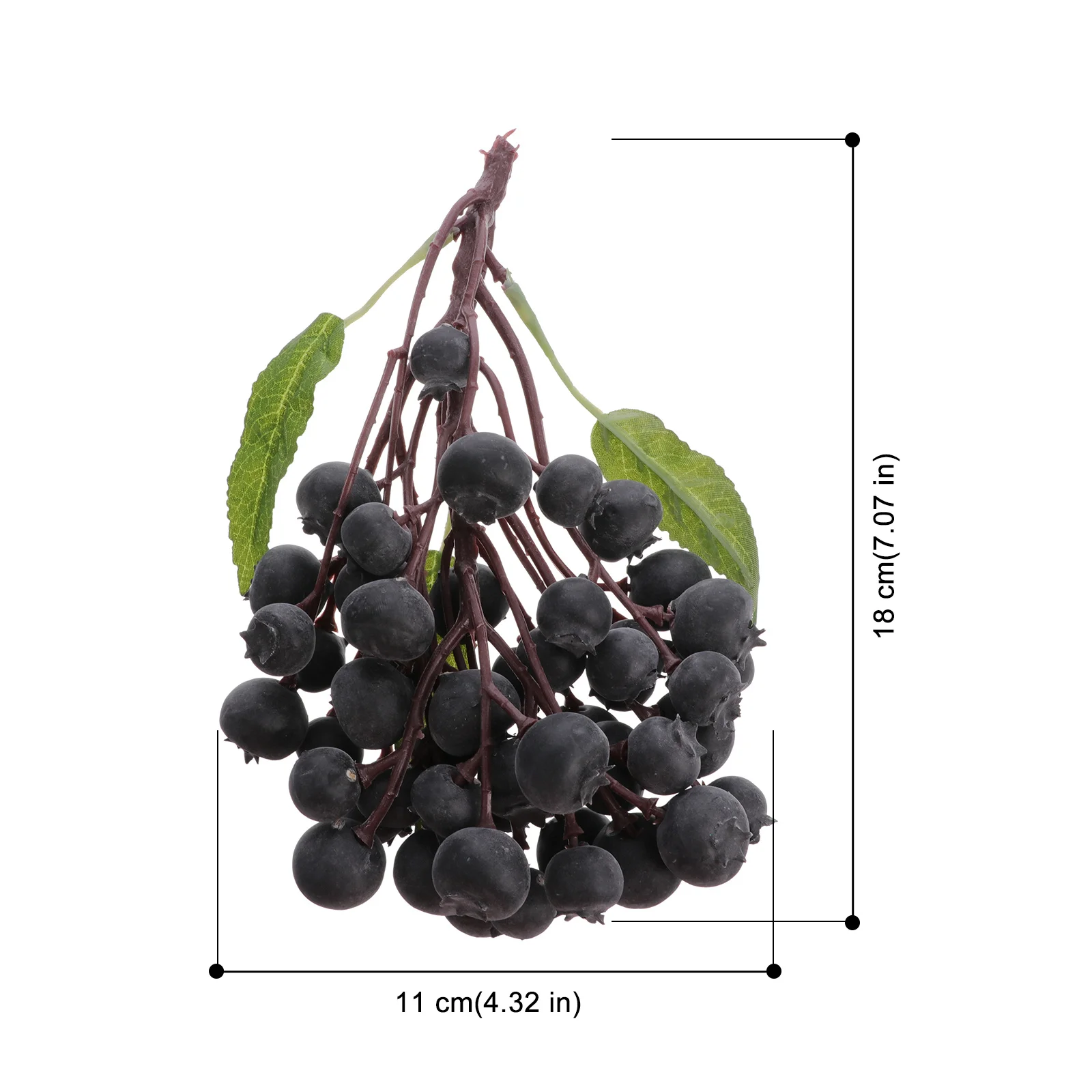 محاكاة الفاكهة المزيفة عنبية الديكور العنقودية الخضراء الاصطناعية واقعية المنزل المطبخ حفلة التصوير الدعامة #4