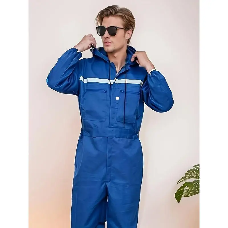 

Dustproof Work Coverall F 72240 Protective Clothing Overall Suit for Men Workwear Uniform Spring Season Cross-Border