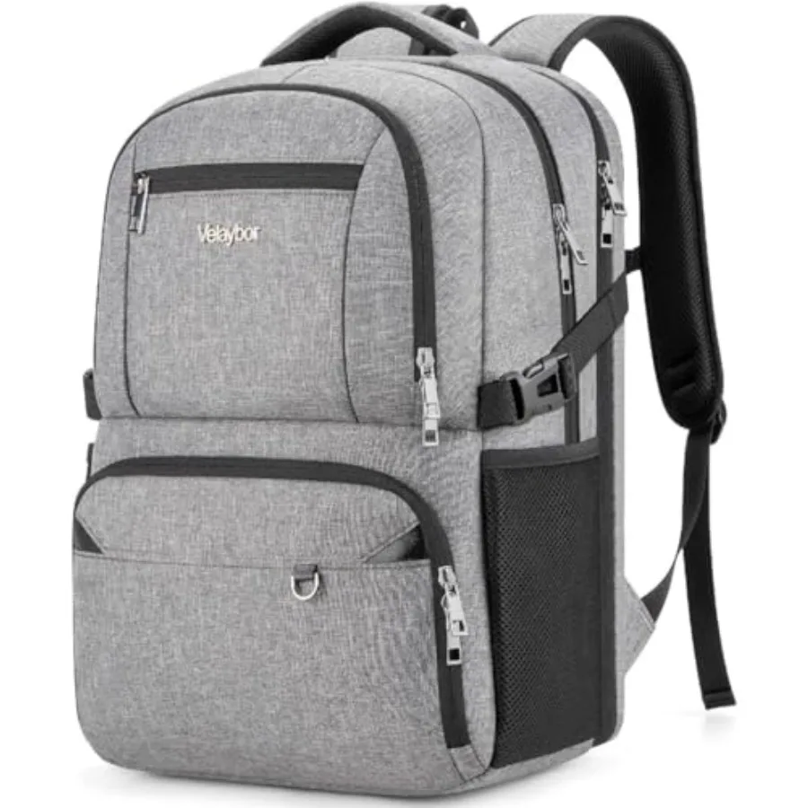 

Insulated Lunch Backpack Fit 17" Laptop, Work Backpack with Lunch Box and USB Charging Port for Men and Women, Water Resistant